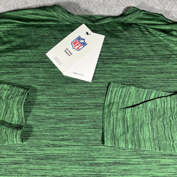 NWT NFL Nike Dri Fit New York Jets Mens Small Football Long Sleeve Sports Shirt - Picture 9 of 9